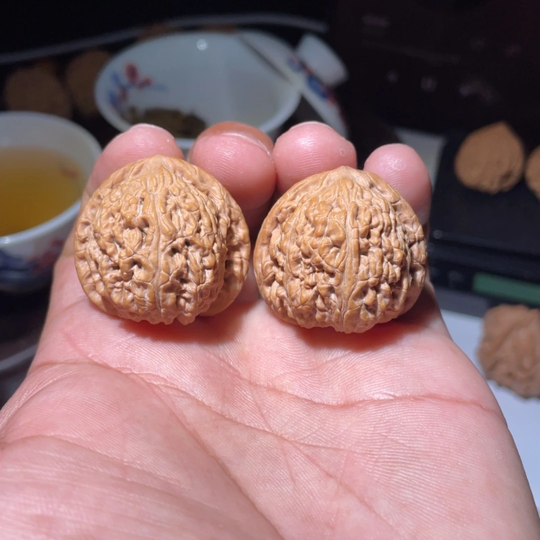吊坠文玩核桃34全品 正版 承德密纹