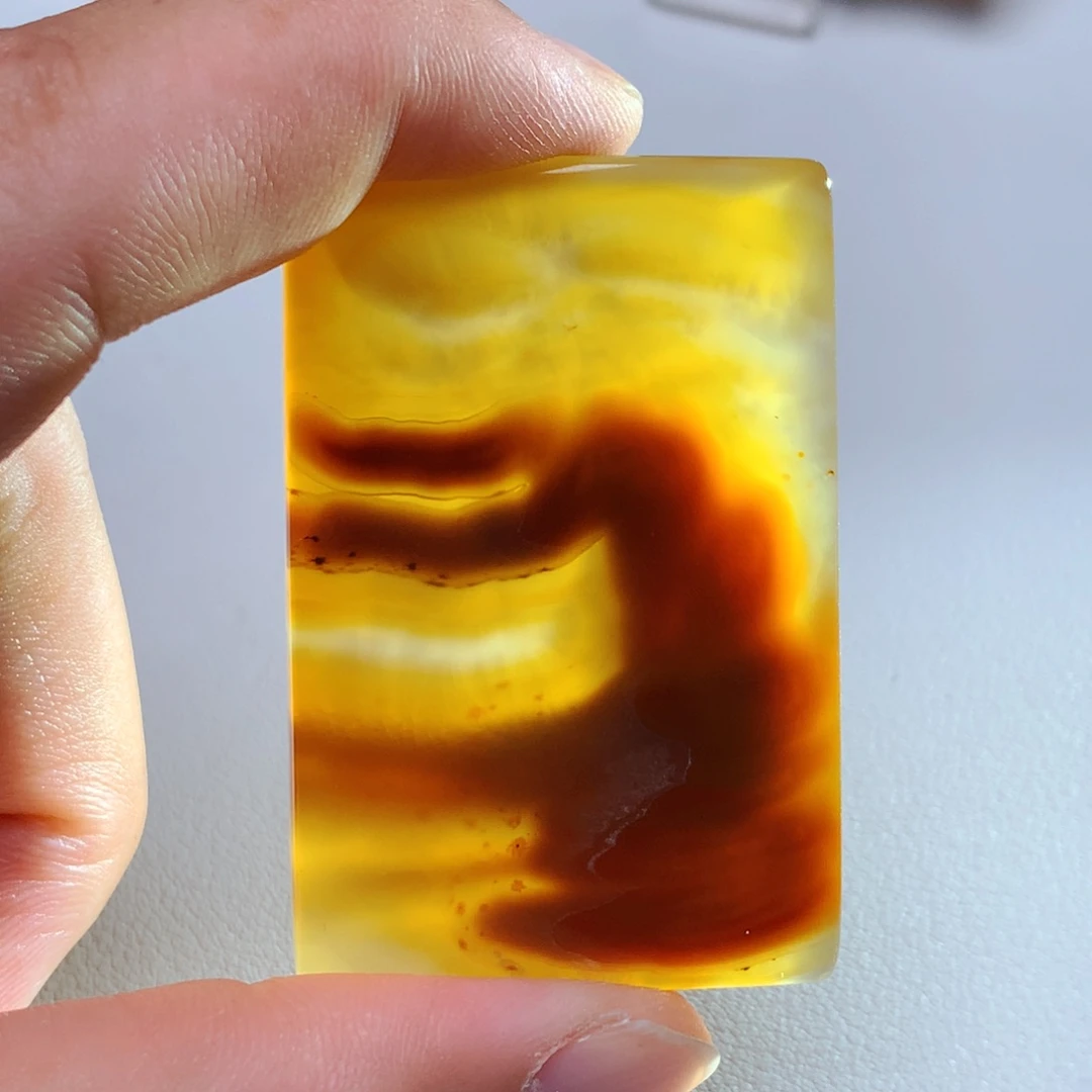 玛瑙/玉髓吊坠(不含链)未镶嵌用****6