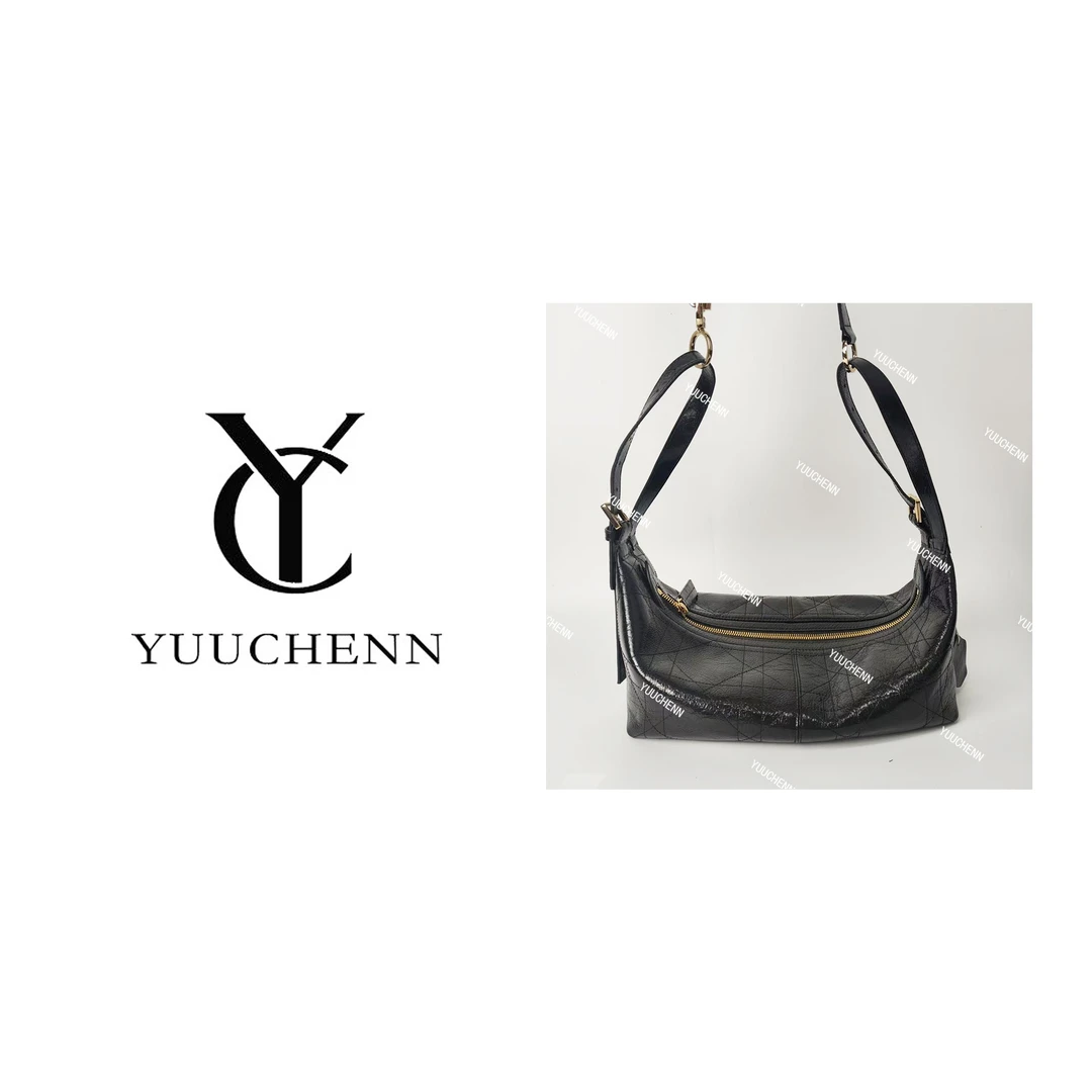 YUUCHENN/迪家同款【D-Jorney】进口牛皮30cm 黑色 HH5810