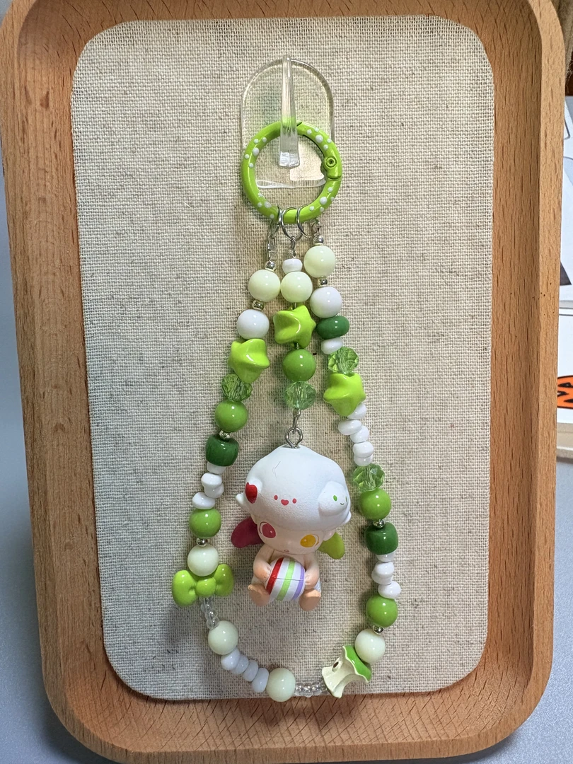 【直播间拆版】原创萌粒DIY手机链卡通防丢挂绳女款可爱挂件