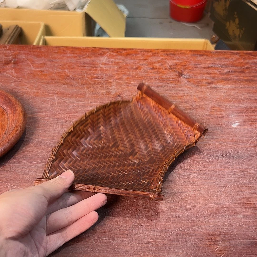 竹编中古艺术工艺美术品