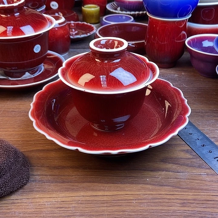 陶瓷东****扣景德镇名陶坊原矿郎红