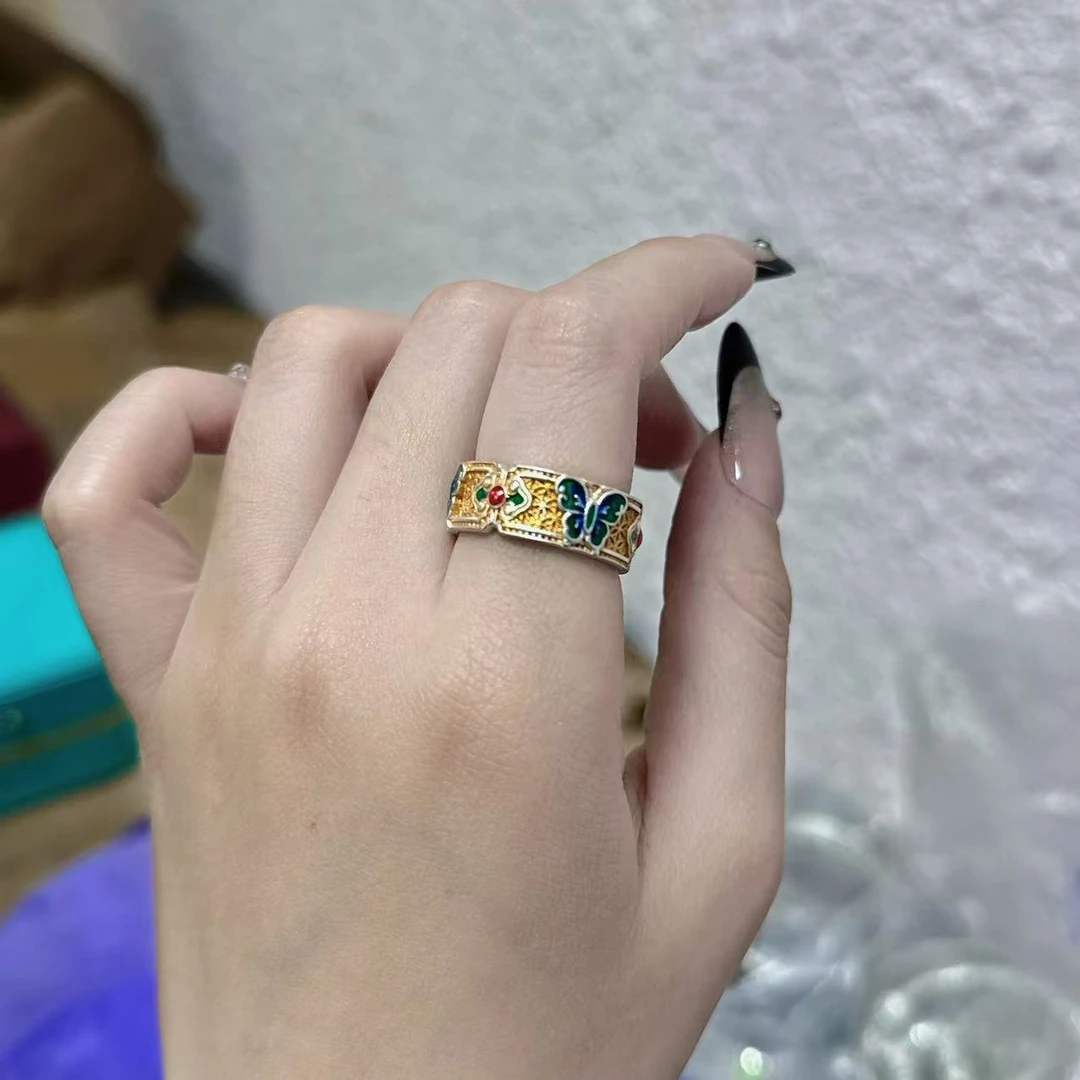 精品银戒指（无礼盒）  S410