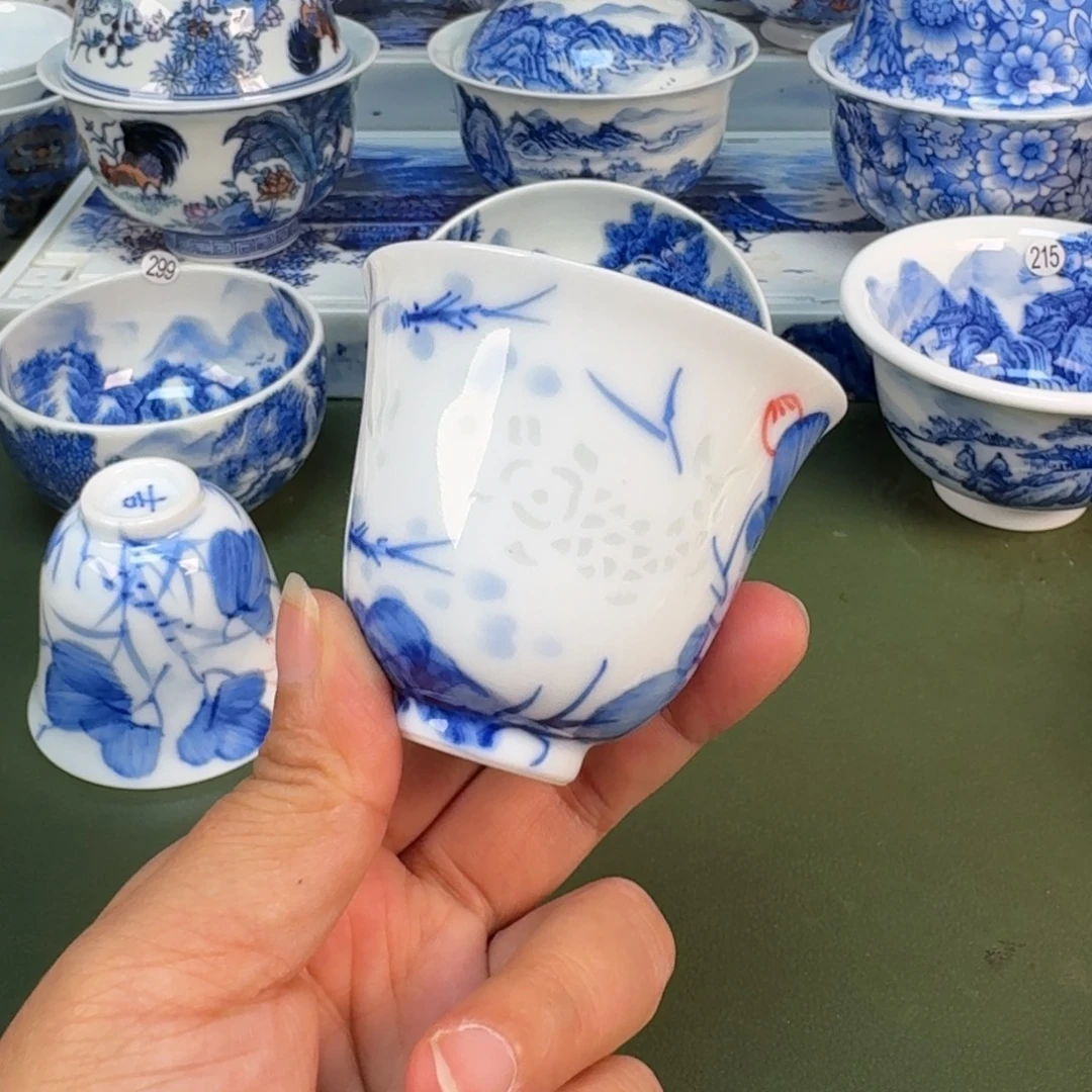 景德镇纯手绘茶具圆圆239