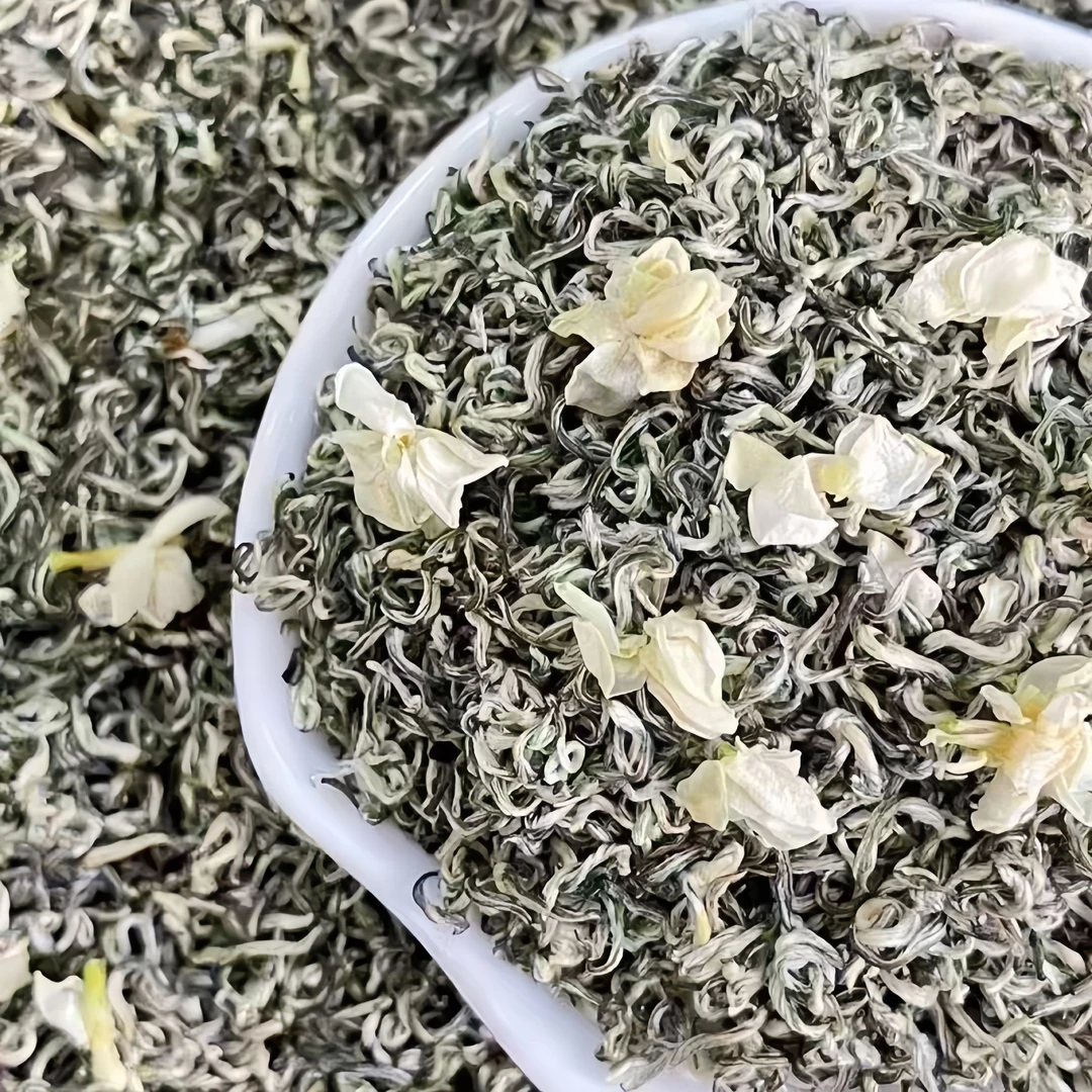 九窨茉莉飘雪5A特级芽头茶绿茶新茶2025新茶浓香型收藏级自饮茶礼