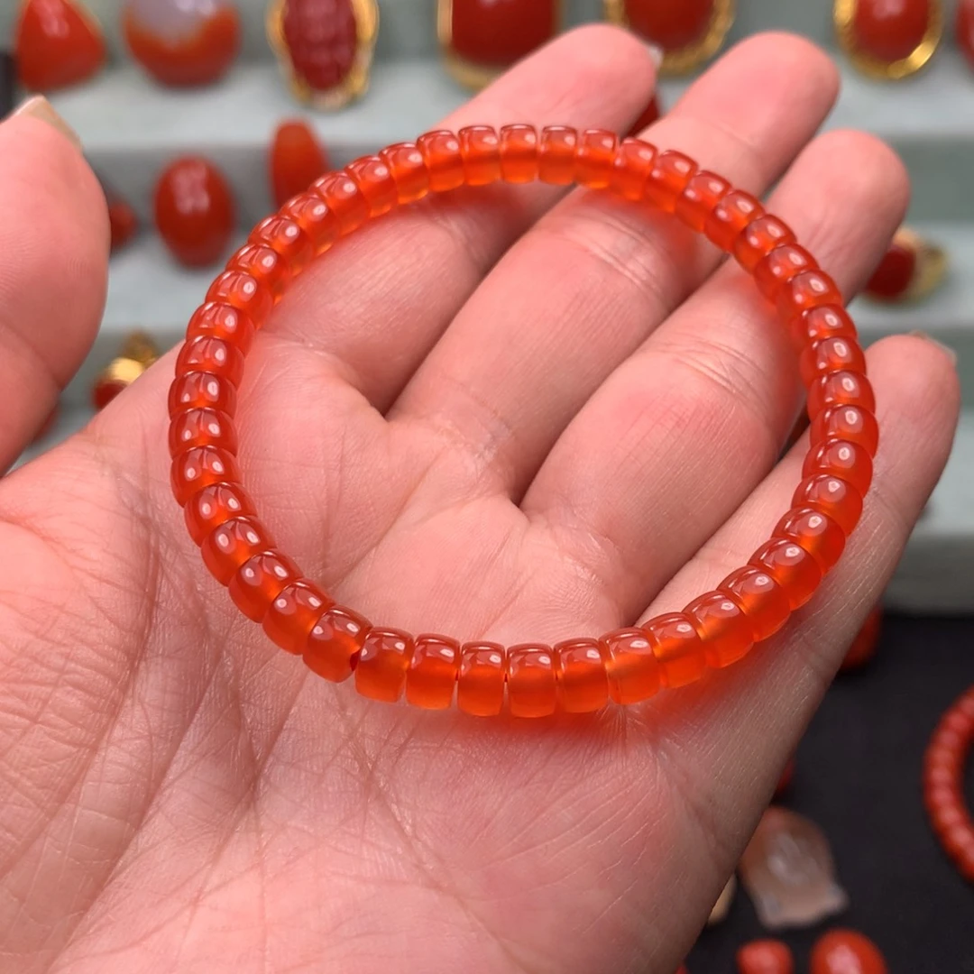 未镶嵌串南红玛瑙