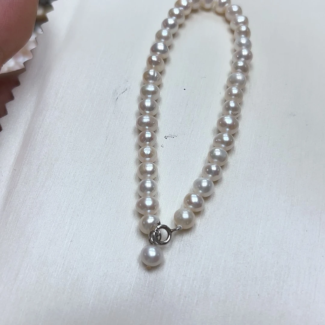 淡水珍珠未镶嵌颈饰5左右