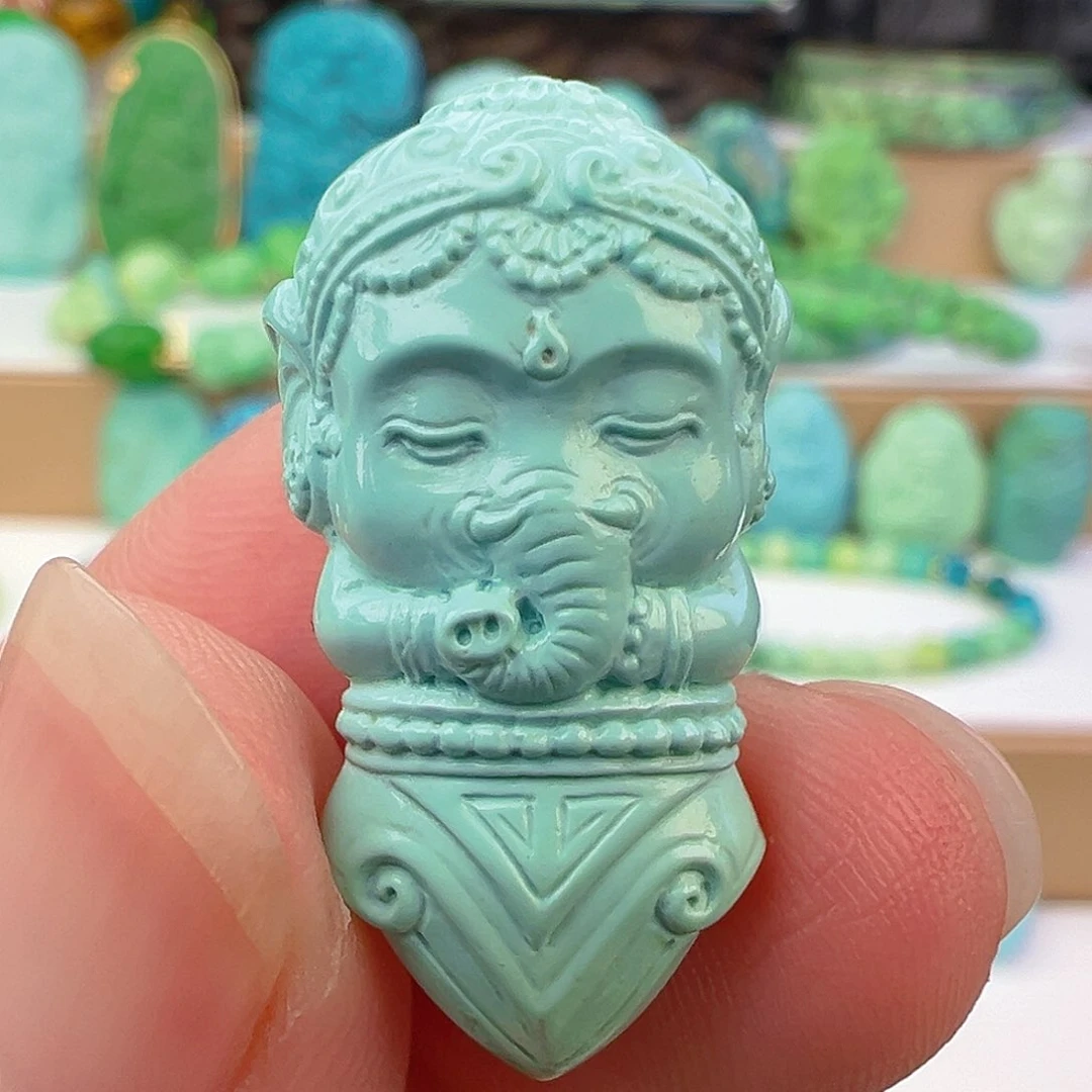 未镶嵌绿松石项链