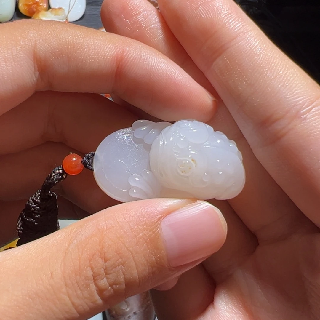 雪***音和田玉未镶嵌颈饰