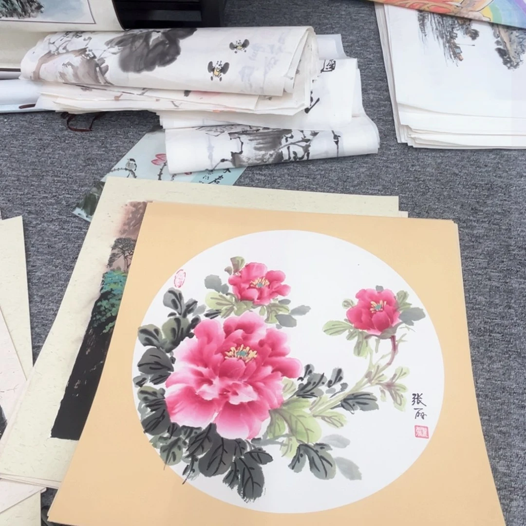 国画老*雀绘画绘画绘画