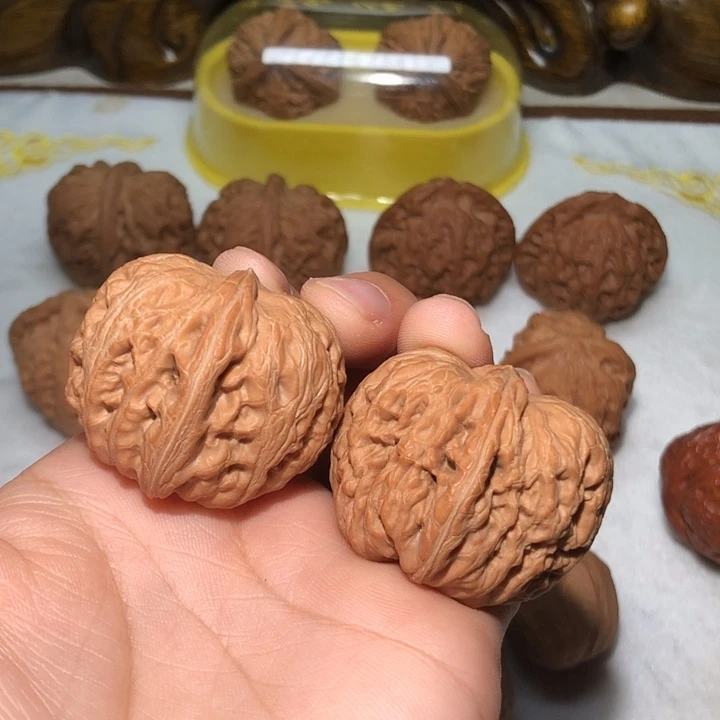 文玩核桃把件39平谷元宝