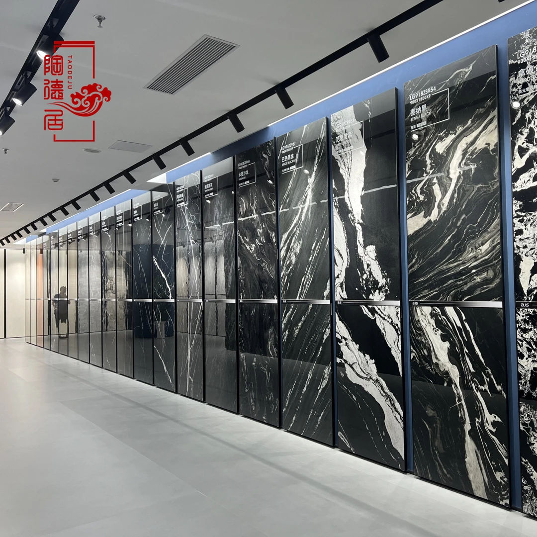 佛山真岩板无限连纹大板背景900×1800轻奢风格奢石客厅地砖通铺