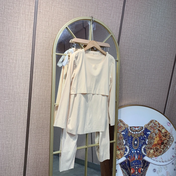 BR949孕妇肤色秋衣套装90-150