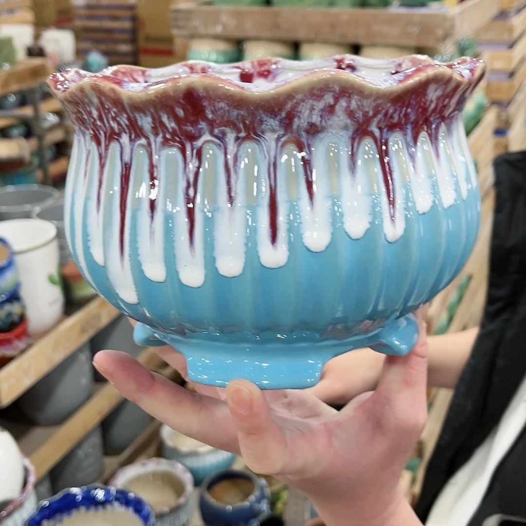 【闪购商品】陶瓷陶瓷多肉植物花盆