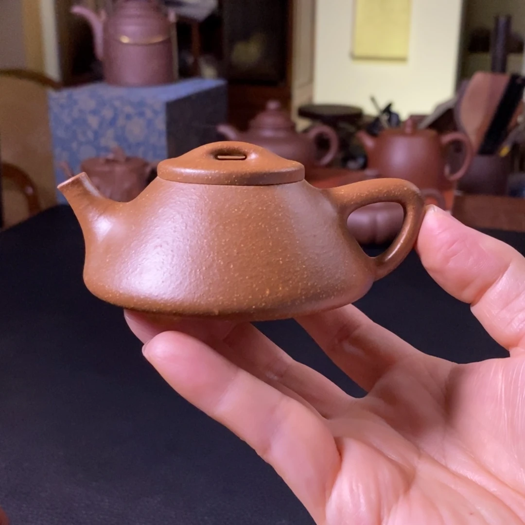 茶壶紫砂实用佳作90毫升玉成窑东石瓢