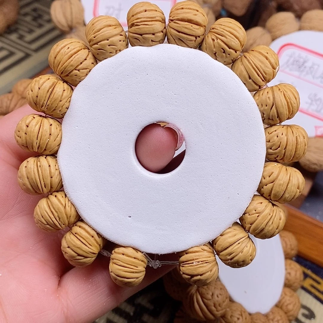 桃核手串幸***前老树纽扣1.6