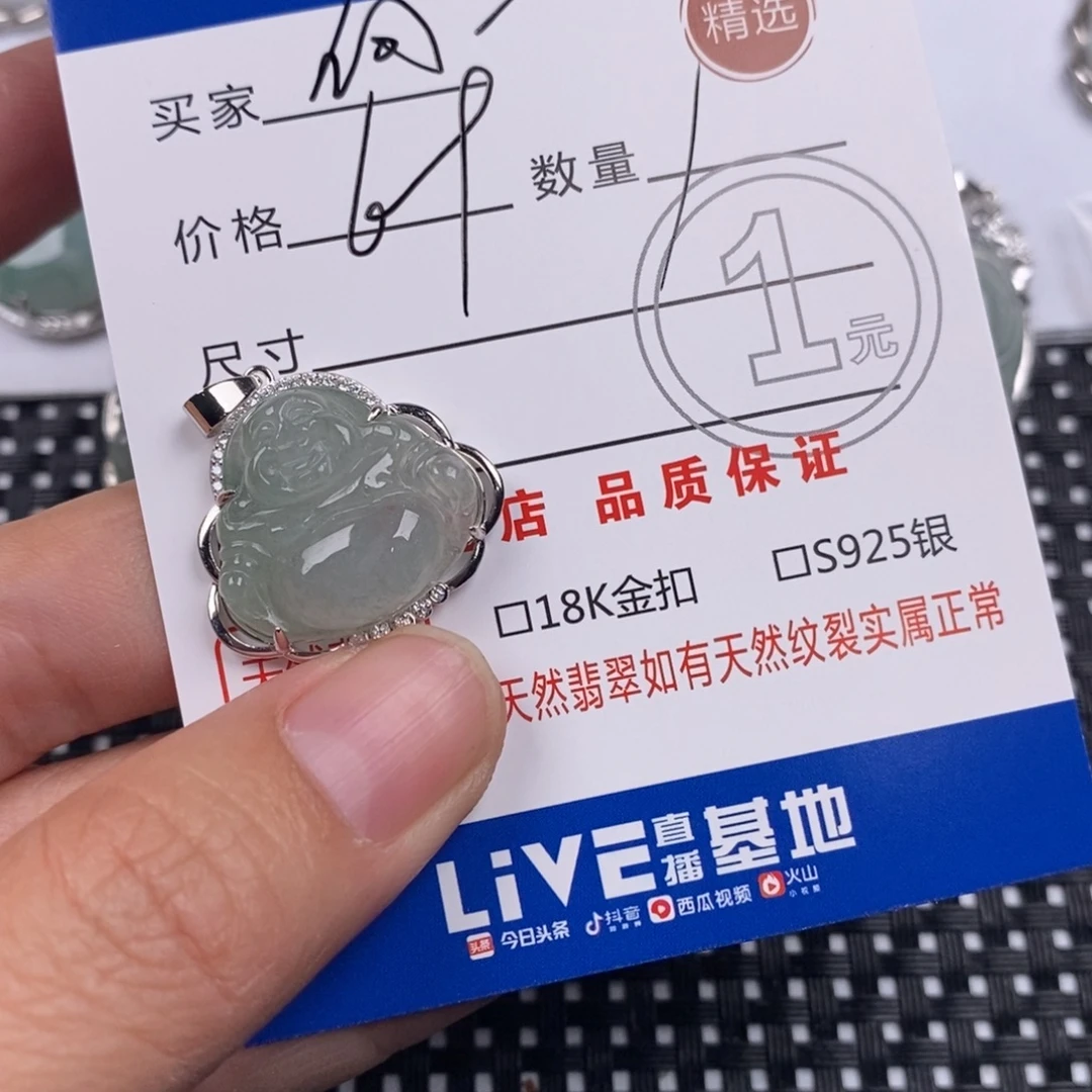 向***葵翡翠银S925镶嵌颈饰