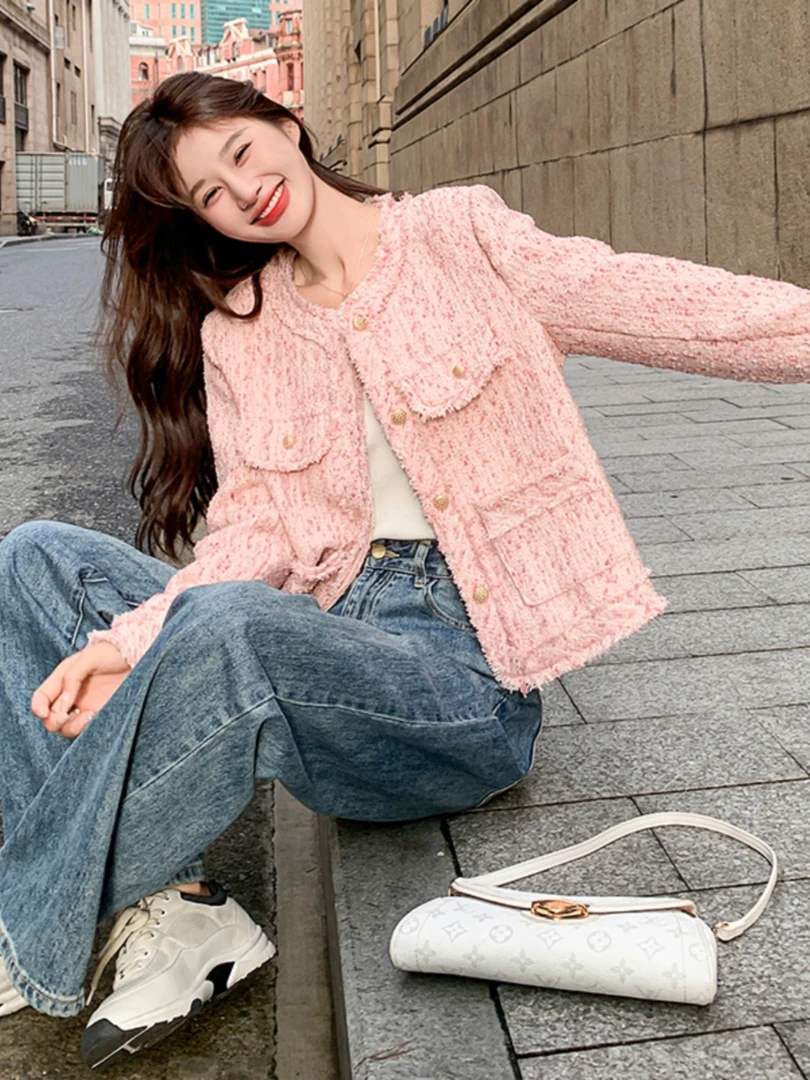 1083 GZ西装外套女2025年春秋新款休闲小众韩系西服chic上衣