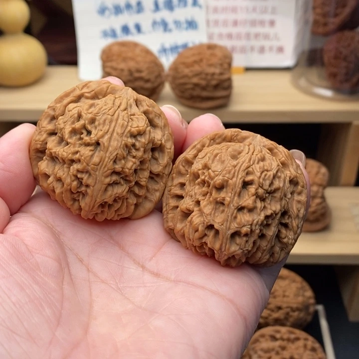 吊坠文玩核桃杨*矮桩团子42尺1113