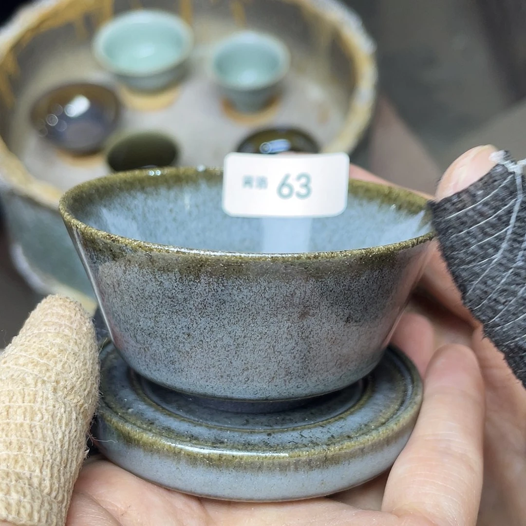 茶盏63 福临号建盏柴烧薄胎套组