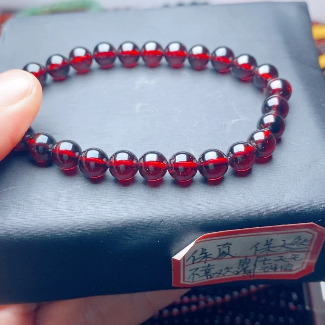 石榴石手链未镶嵌大漏经济实惠