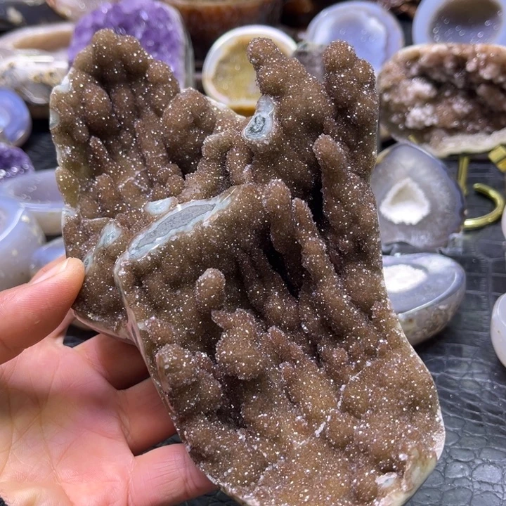 水晶未镶嵌珠宝半成品