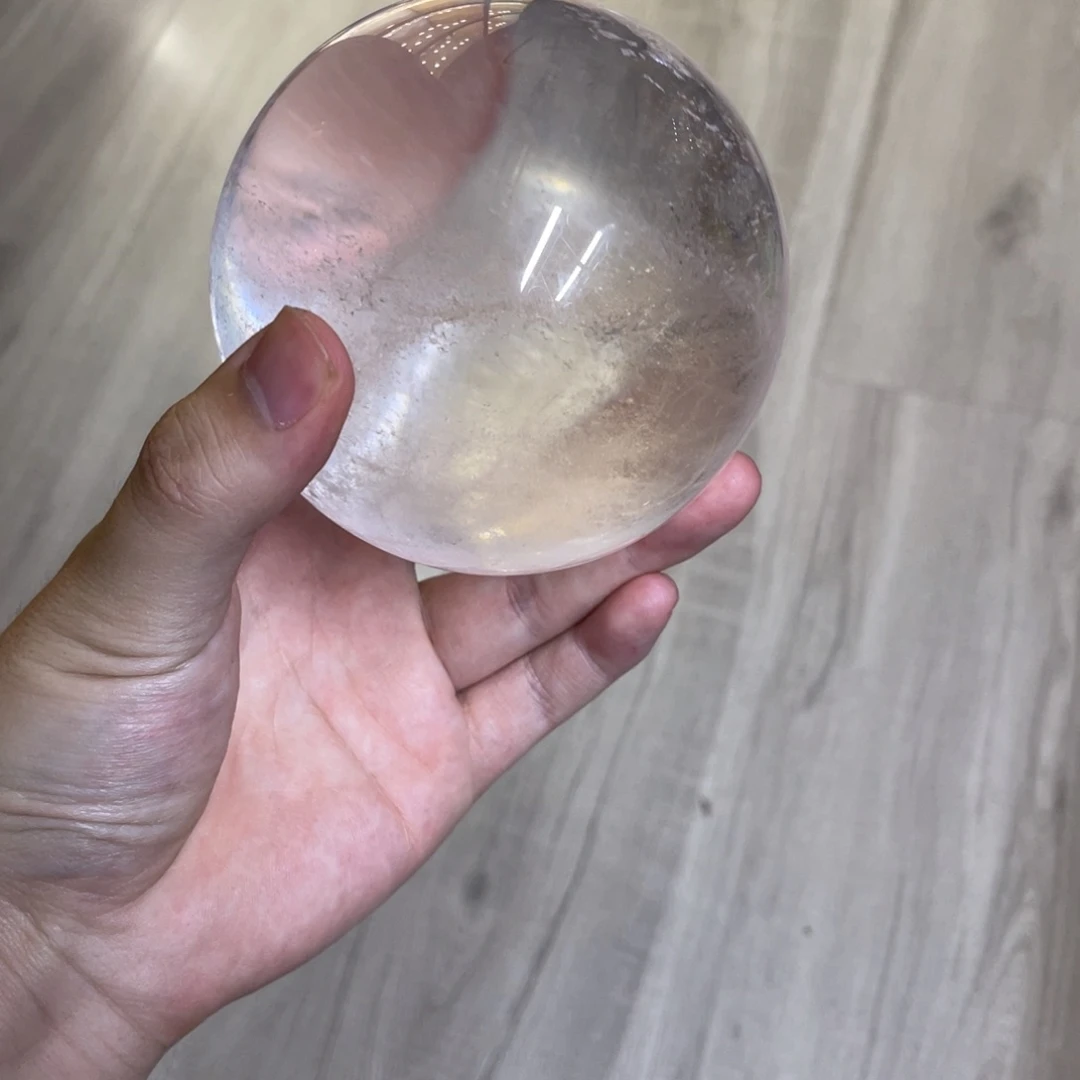 水晶珠宝半成品未镶嵌wjy天然白水晶1165