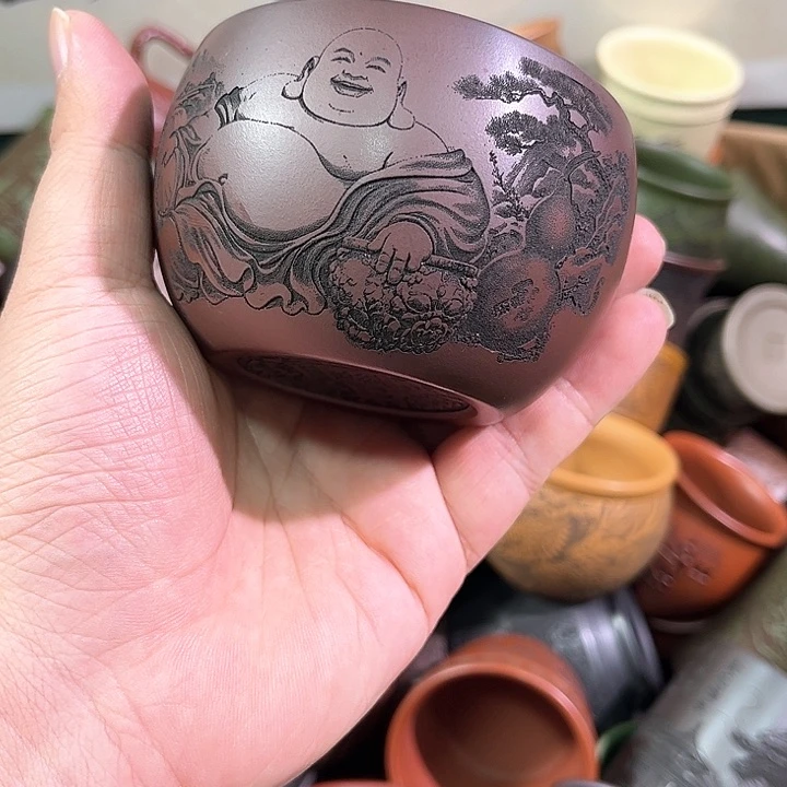 茶杯紫砂全手工紫砂主任杯