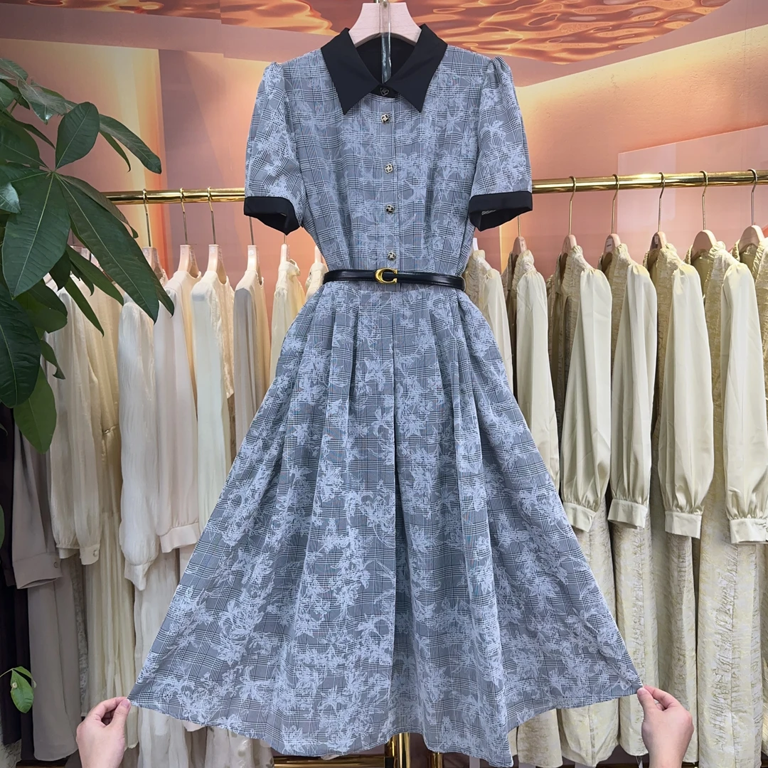 【RG1192】2025年新款时尚气质百搭减龄显瘦新款女装连衣裙