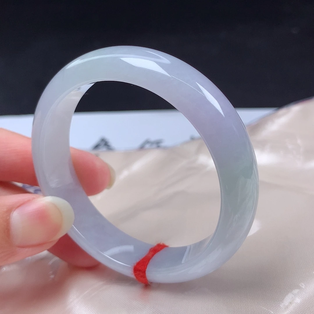 翡翠未镶嵌手镯52圈d5246