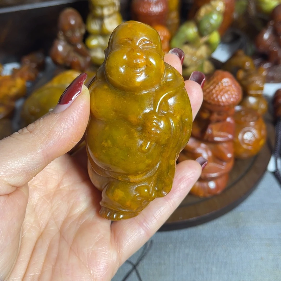 蛇纹石玉合金颈饰