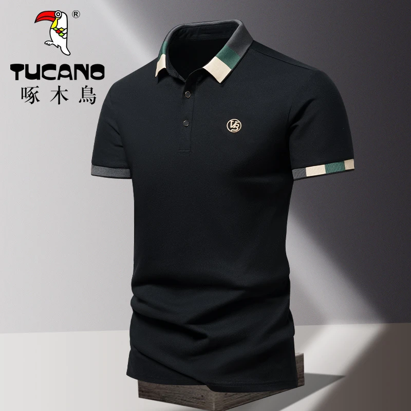 TUCANO/啄木鳥夏季男短袖polo衫潮流韩版翻领t恤衫男休闲百搭半袖