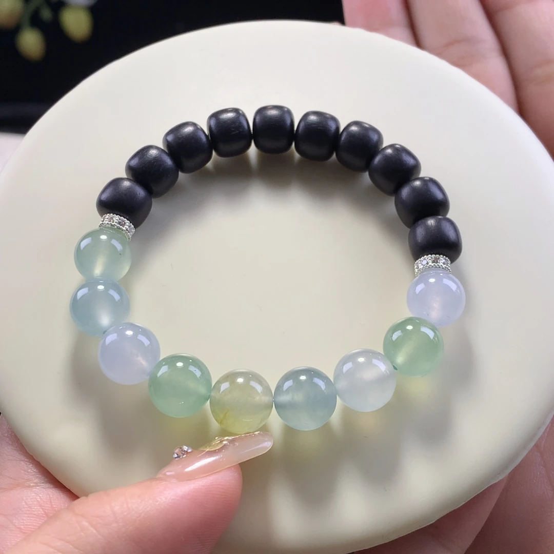 翡翠未镶嵌手链卡10未闻花名