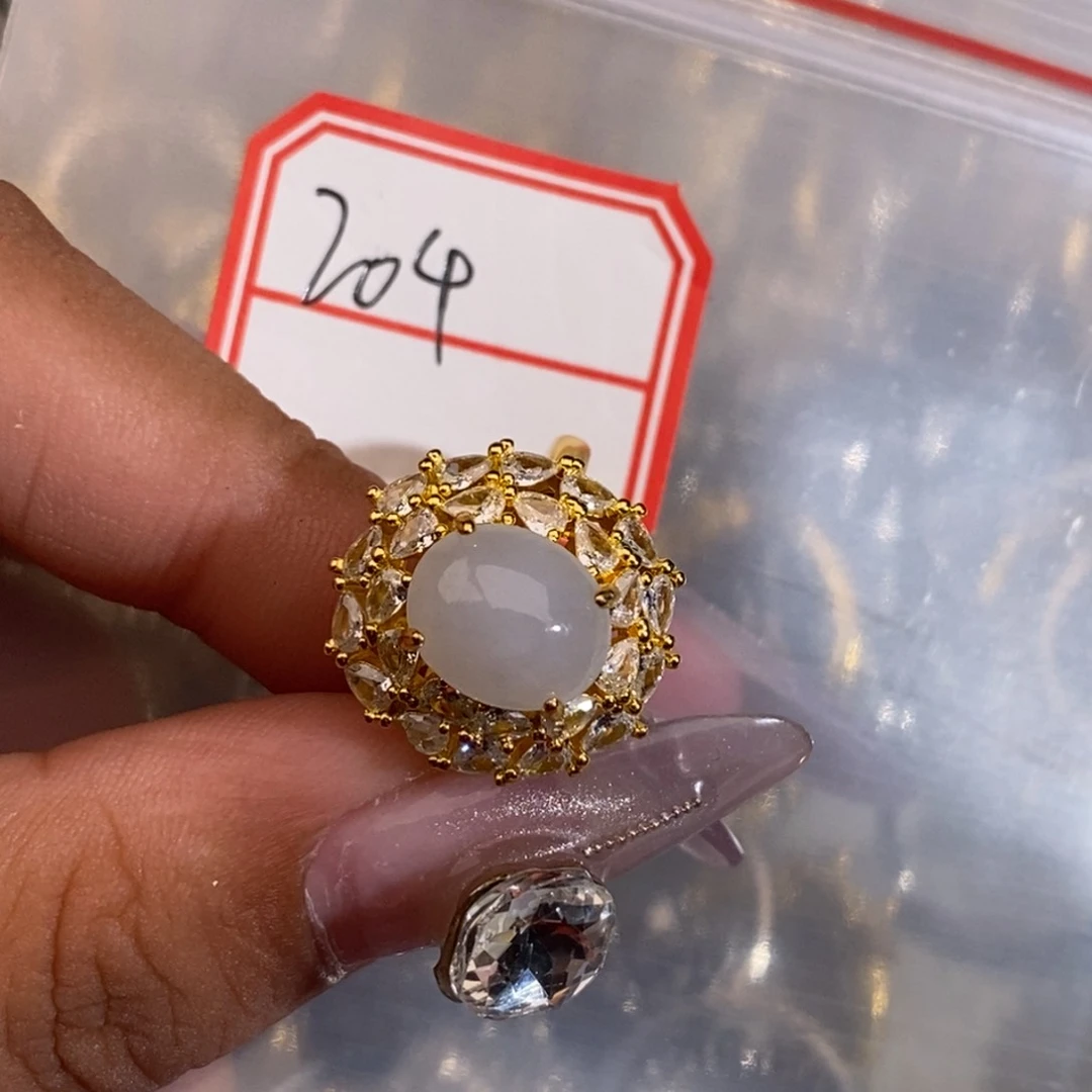翡翠戒指合金翡翠首饰