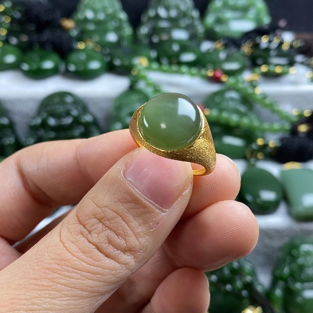 和田玉（碧玉）未镶嵌颈饰