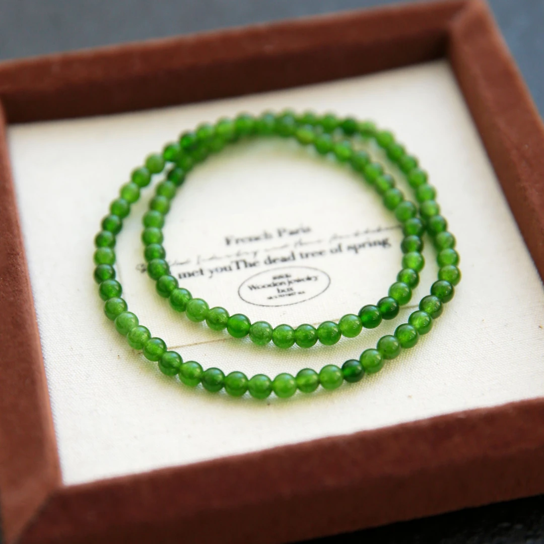 【知否】绿色玛瑙手串高级感新款百搭高档小众夏天百搭新中式