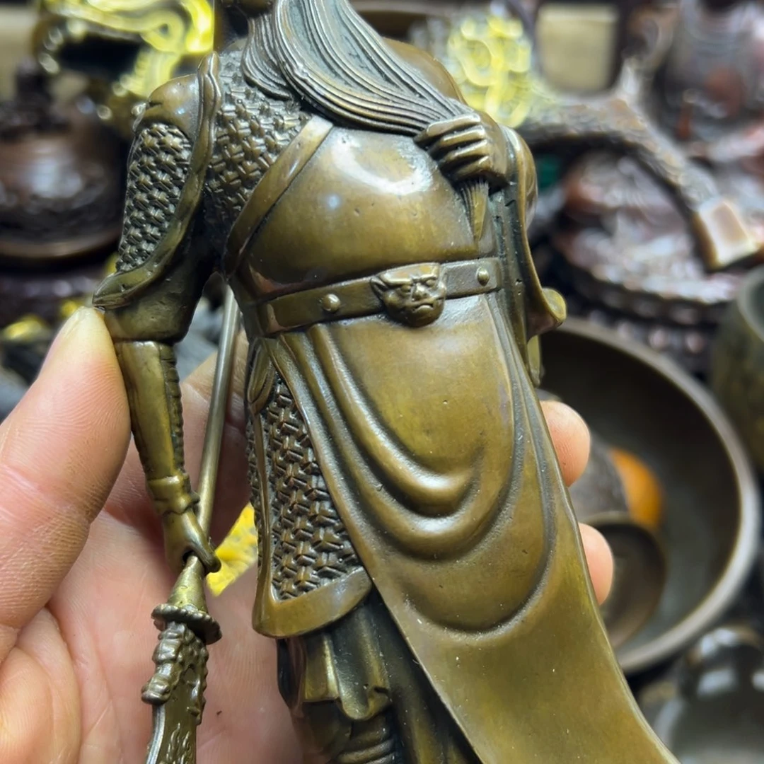 铜摆件欢迎欢迎你