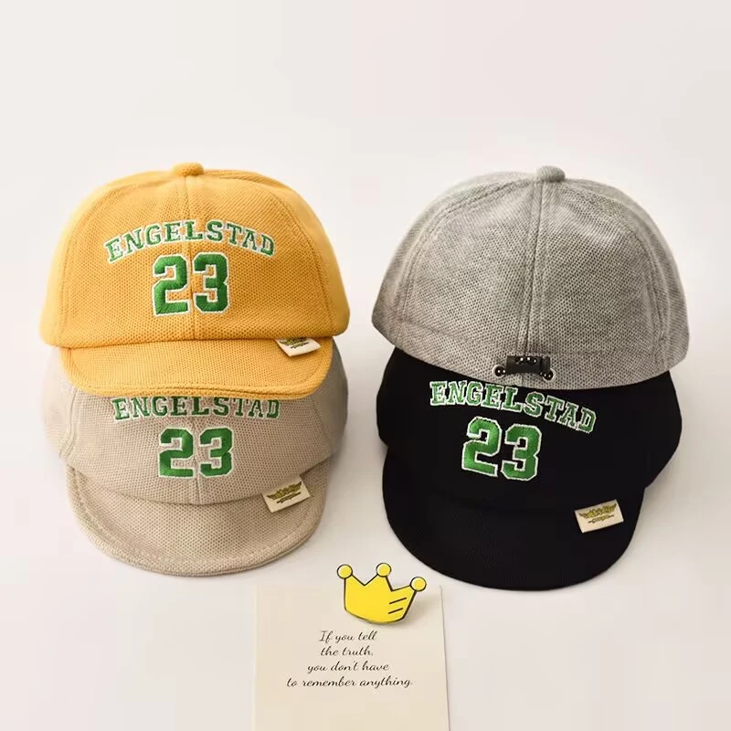 【沫沫家】男女童棒球帽婴幼儿帽子笑脸百搭鸭舌帽可调节