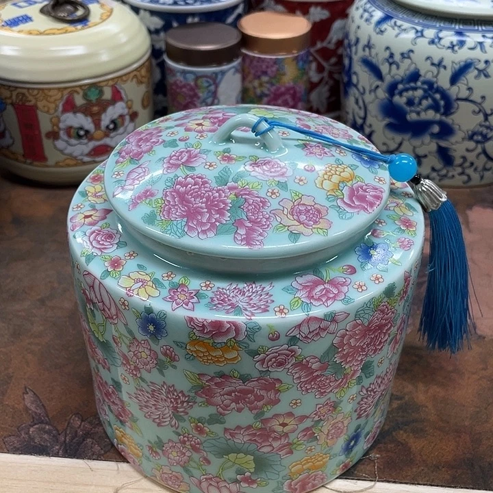 陶瓷罐茶叶罐密封罐储物罐