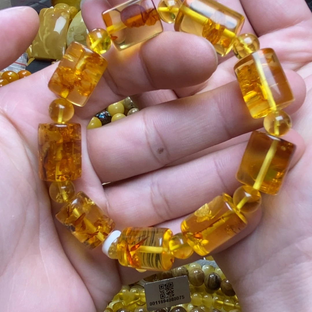 琥珀未镶嵌裸石蜜蜡