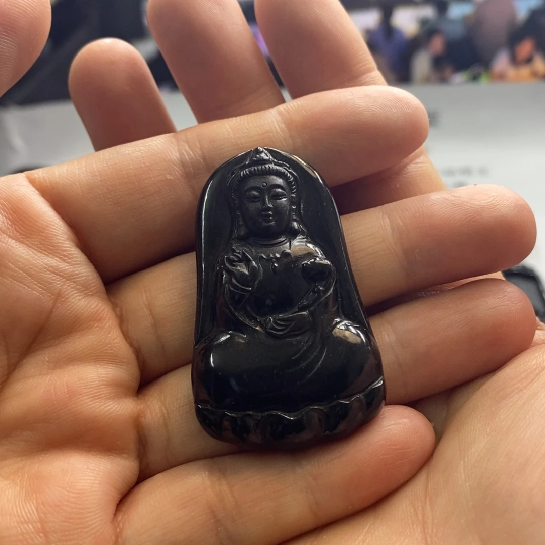 翡翠未镶嵌手链观音