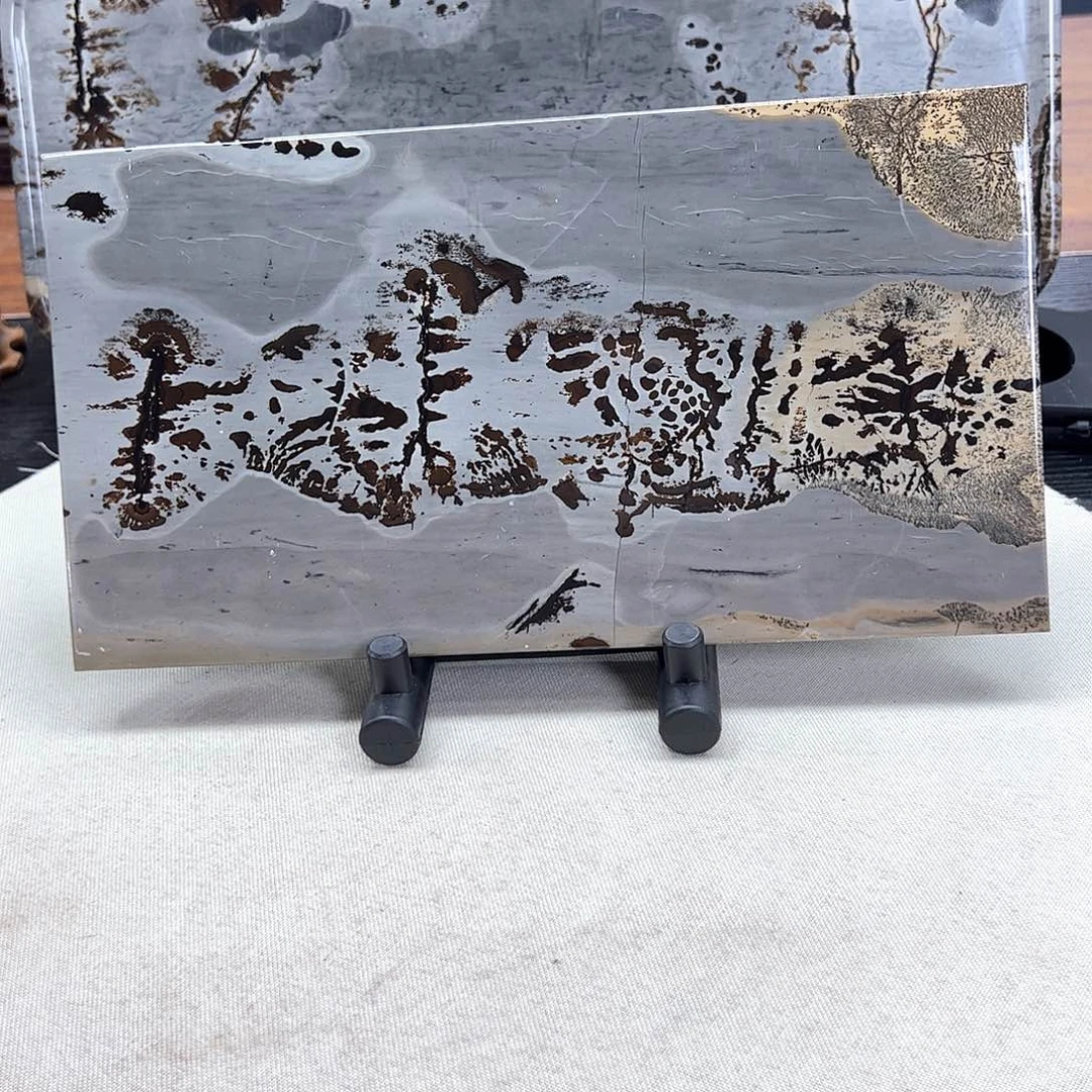 广西石广西天然国画石