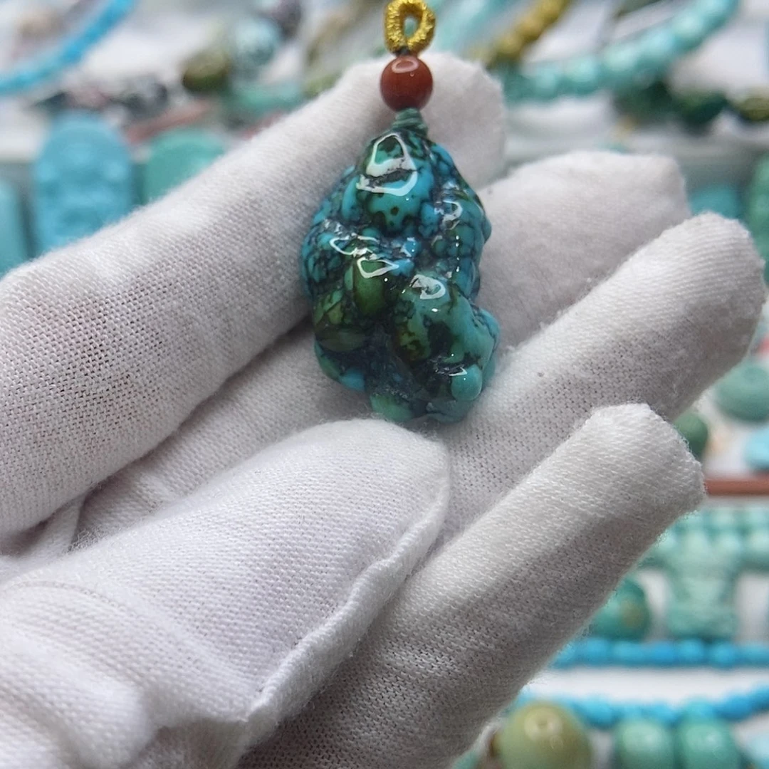 绿松石珠宝奇石未镶嵌