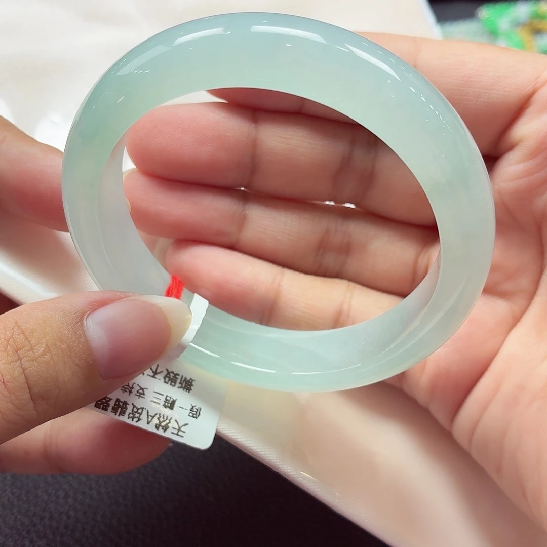 翡翠未镶嵌手镯天然缅甸A货翡翠