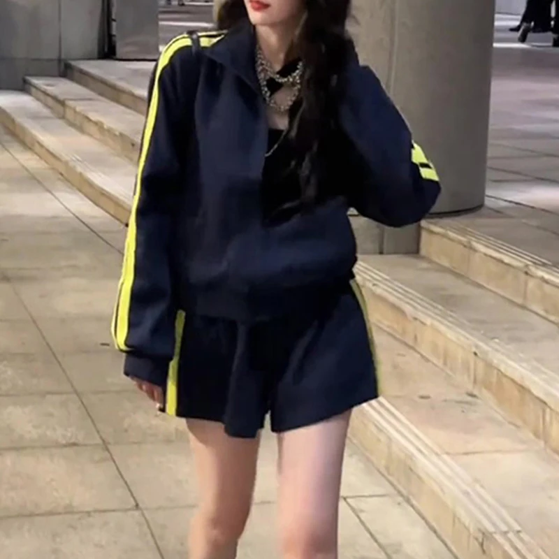 洋气休闲运动风套装2025秋季新款气质时尚通勤百搭宽松显瘦两件套