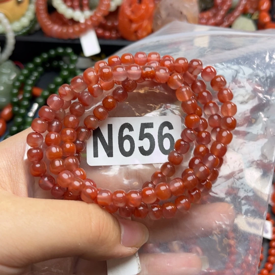 南红玛瑙未镶嵌珠宝奇石6*+