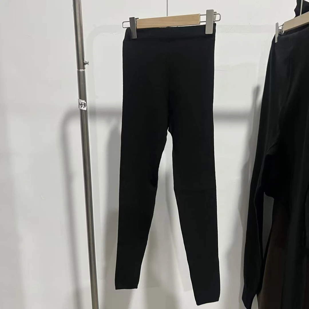 YMK-02女士羊毛裤秋冬保暖裤打底中腰弹力打底裤