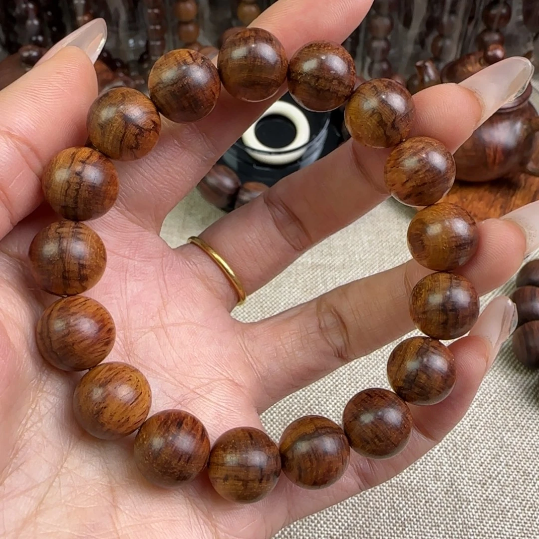 手串/手链黄花梨/降香黄檀黄金底芝麻点