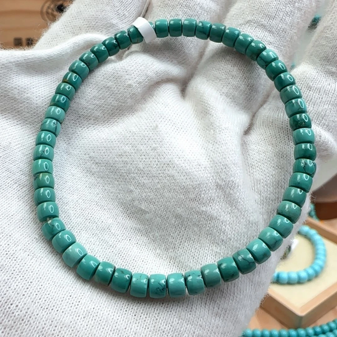 绿松石未镶嵌14炫彩直切单圈卡4+w