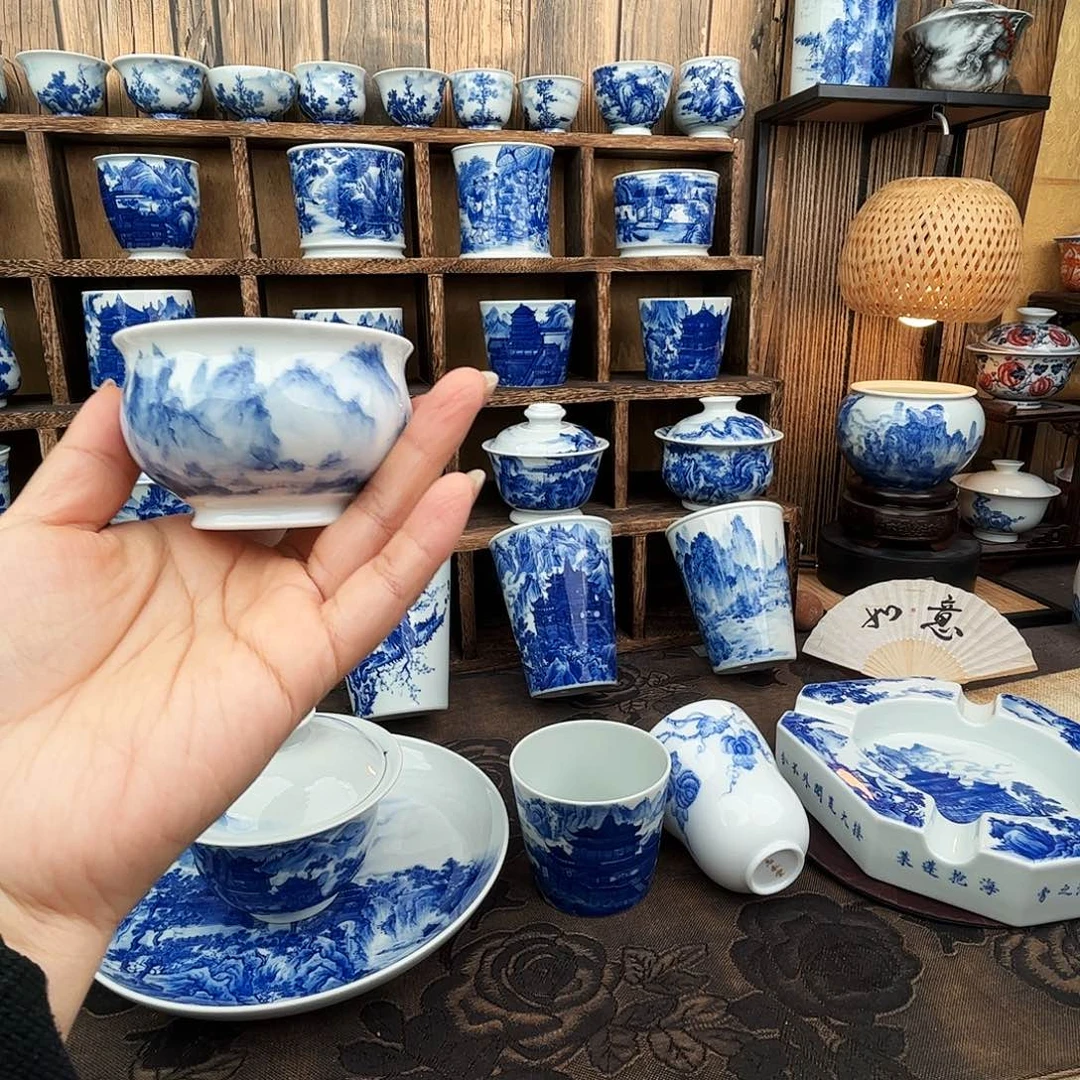 瓷片一笔一墨 叩玉山房